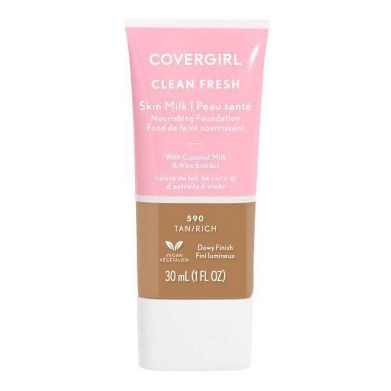 Covergirl Clean Fresh Skin Milk Foundation Dewy Finish 590 TanRich